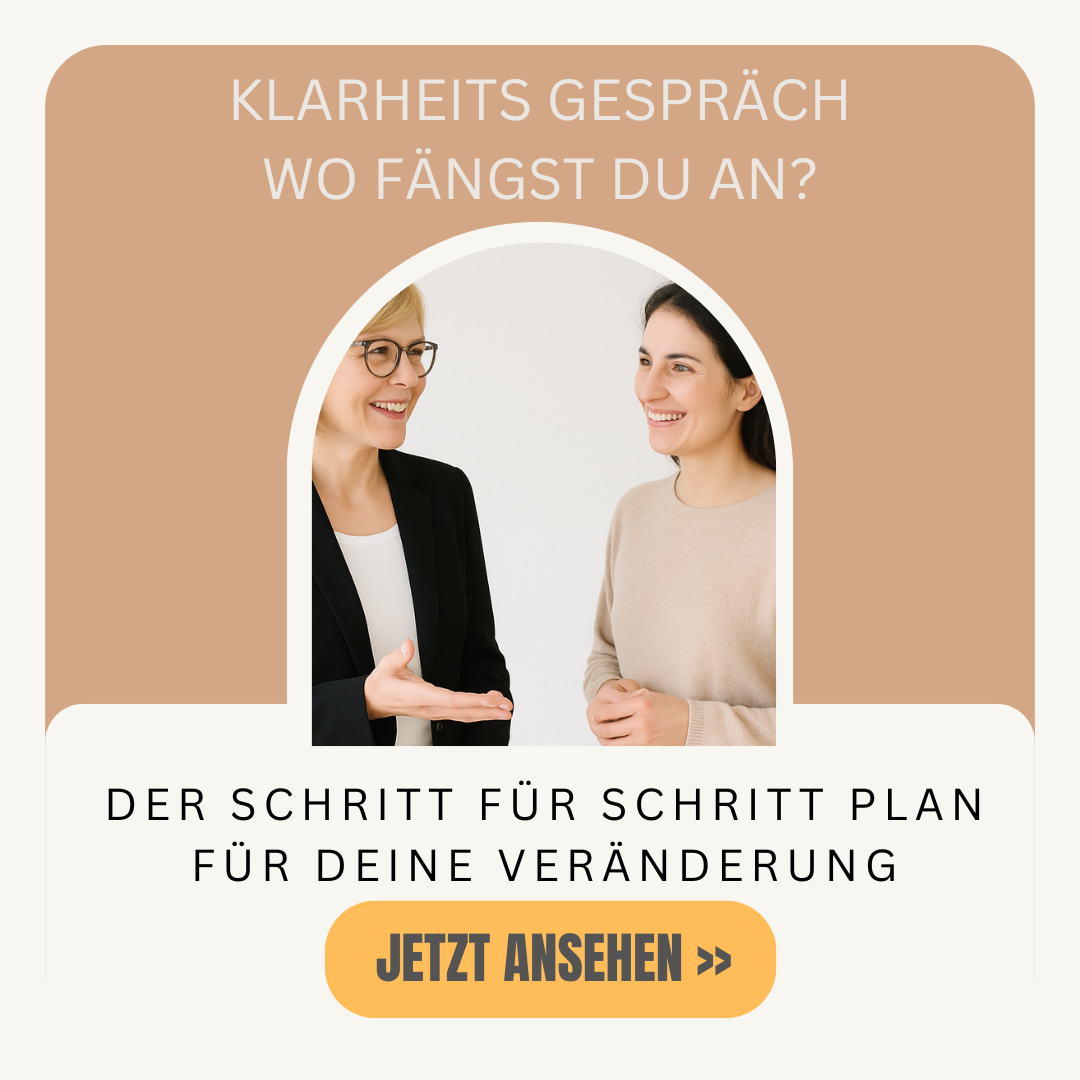 Klarheitsgespräch für Coaching. Der Schritt für Schritt Plan für Deine Veränderung